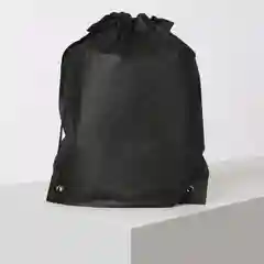 Мешок для обуви на шнурке, цвет чёрный