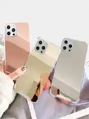 Чехол-зеркало для iPhone 11, 12, 13 Pro Max, силиконовый