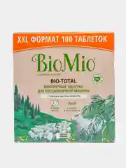 Таблетки для посудомоечной машины BioMio, экологичные, с маслом эвкалипта, 100 штук