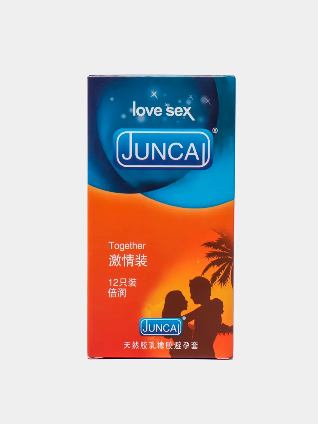 Оранжевый презервативы ультратонкие "Juncal" для максимальной чувствительности, 12 шт, 4 вида