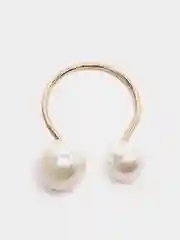 Золотой кольцо с жемчугом женское