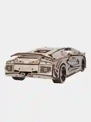 Зеленый конструктор деревянный: сборная модель 3D, разные виды