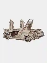 Зеленый конструктор деревянный: сборная модель 3D, разные виды