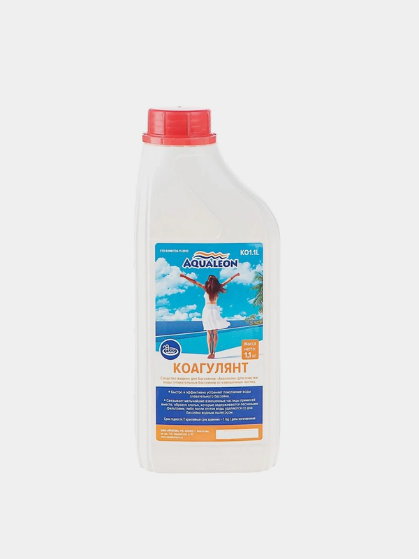 Коагулянт Aqualeon жидкое средство, 1 л (1,1 кг)