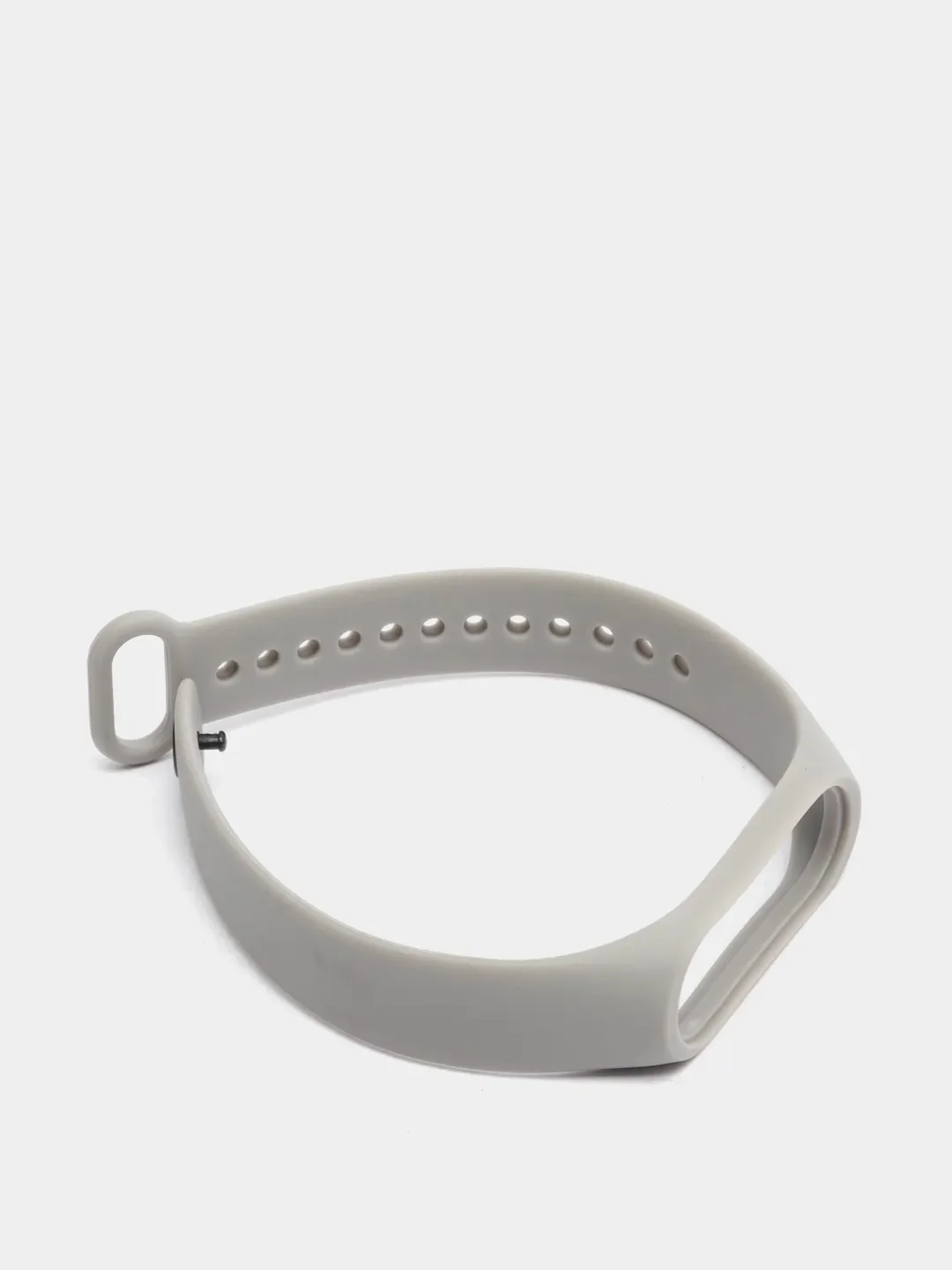 Серый силиконовый ремешок для фитнес-браслетов Xiaomi Mi Band 3/4