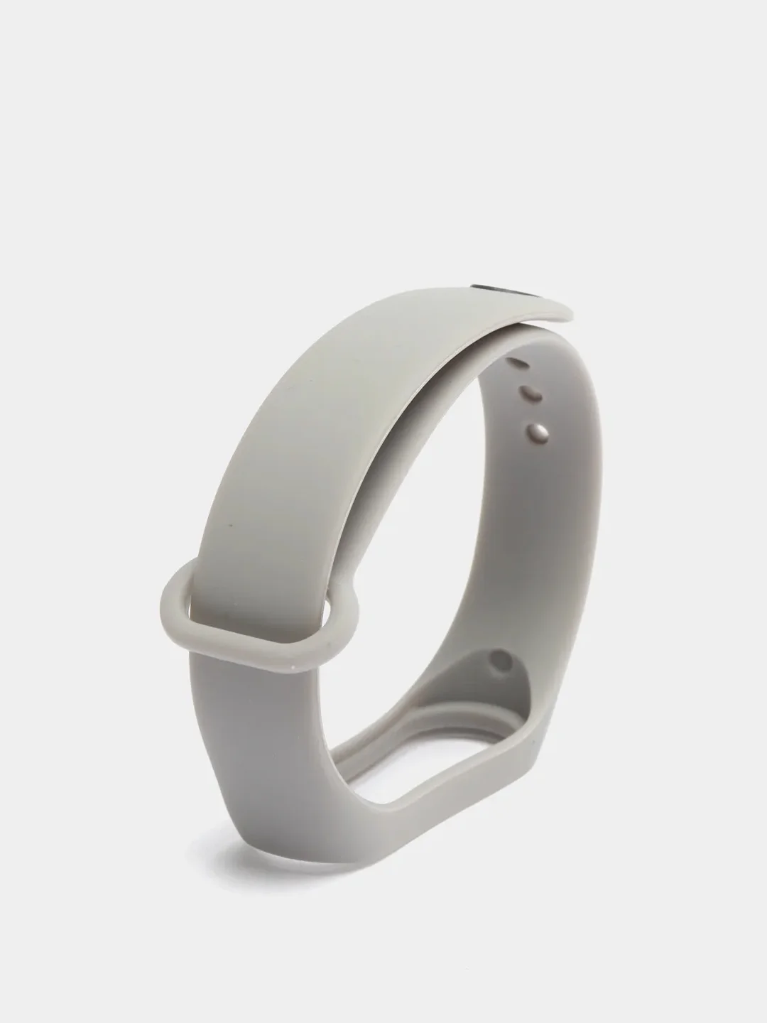 Серый силиконовый ремешок для фитнес-браслетов Xiaomi Mi Band 3/4