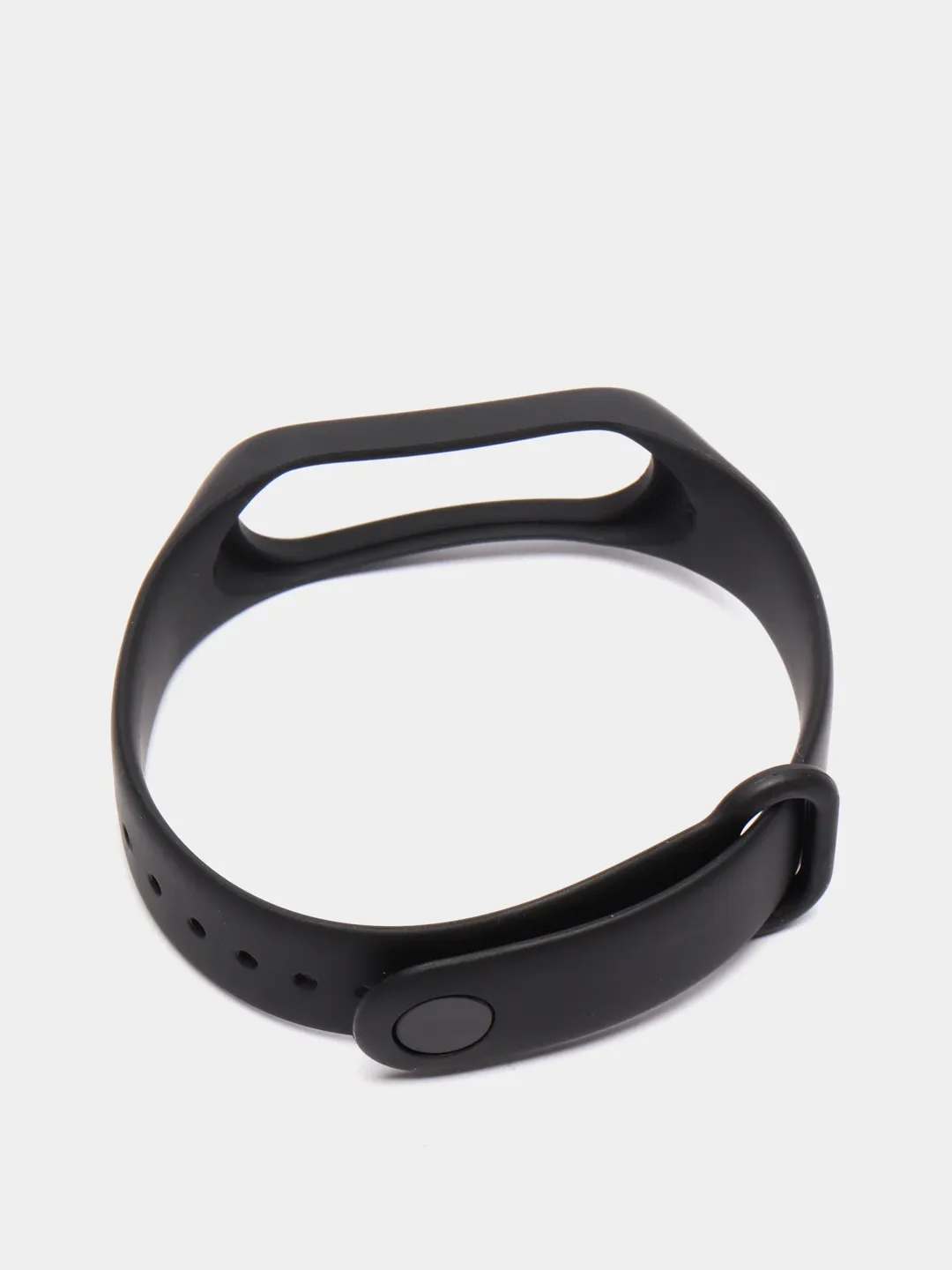 Черный силиконовый ремешок для фитнес-браслетов Xiaomi Mi Band 3/4