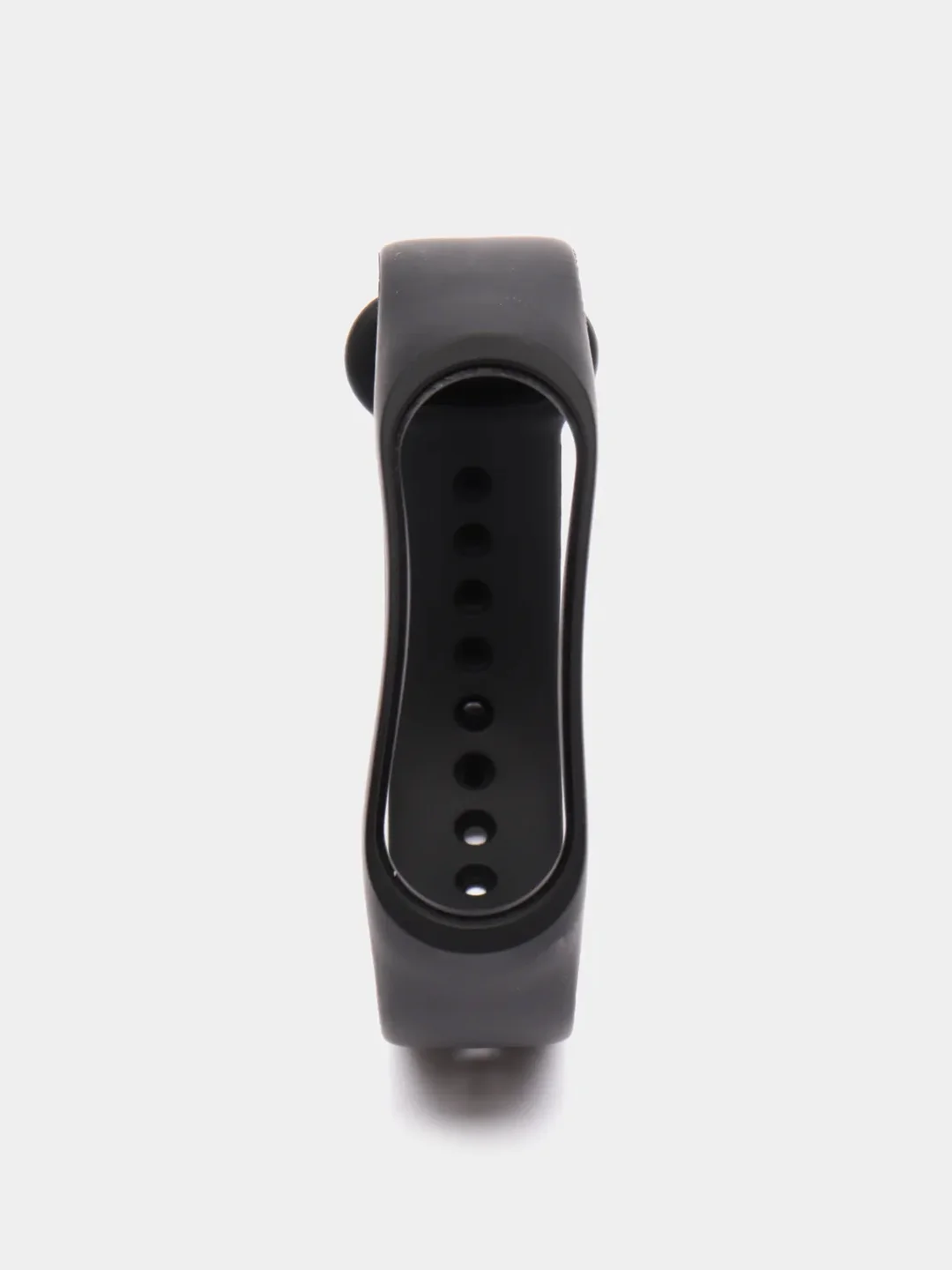 Черный силиконовый ремешок для фитнес-браслетов Xiaomi Mi Band 3/4