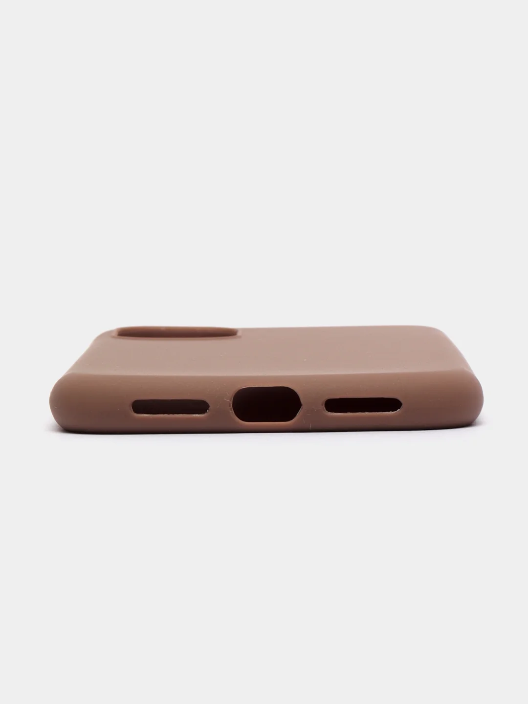 Коричневый чехол силиконовый, матовый, мягкий для Айфон iPhone XSMax / 11 / 11 Pro / 11 Pro Max / 12