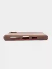 Коричневый чехол силиконовый, матовый, мягкий для Айфон iPhone XSMax / 11 / 11 Pro /  11 Pro Max / 12