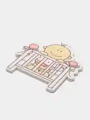 Декоративный элемент Baby Girl, деревянный