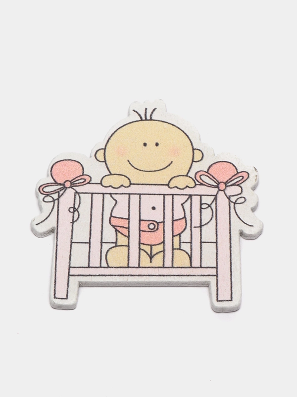 Декоративный элемент Baby Girl, деревянный