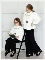 Костюм для девочки с брюками палаццо,школьный