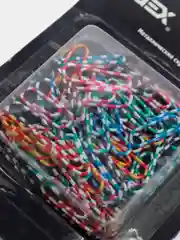 Скрепки цветные канцелярские
