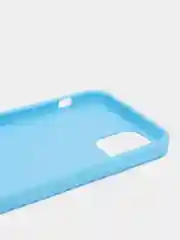 Голубой чехол iPhone 7/8 SE(2020), 7+/8+, XR, 11, 12 mini, 12/12 pro, 12 pro max, силиконовый