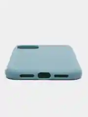 Тёмно-бирюзовый чехол для iPhone X Xs XR 11 12 mini 12 12 Pro 13 13 mini 13 Pro 14 14 Plus, силиконовый