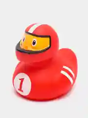 Игрушка для купания, сувенир Funny Ducks "Гонщик  уточка", 1869