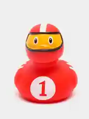Игрушка для купания, сувенир Funny Ducks "Гонщик  уточка", 1869