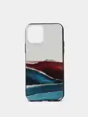 Белый яркий чехол цветные принты картинки iPhone 5S, SE 6 6S 7 8 Plus X XS XR 11 12 Mini Pro Max