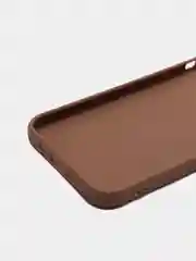 Коричневый чехол силиконовый, матовый, мягкий для Айфон iPhone XSMax / 11 / 11 Pro /  11 Pro Max / 12