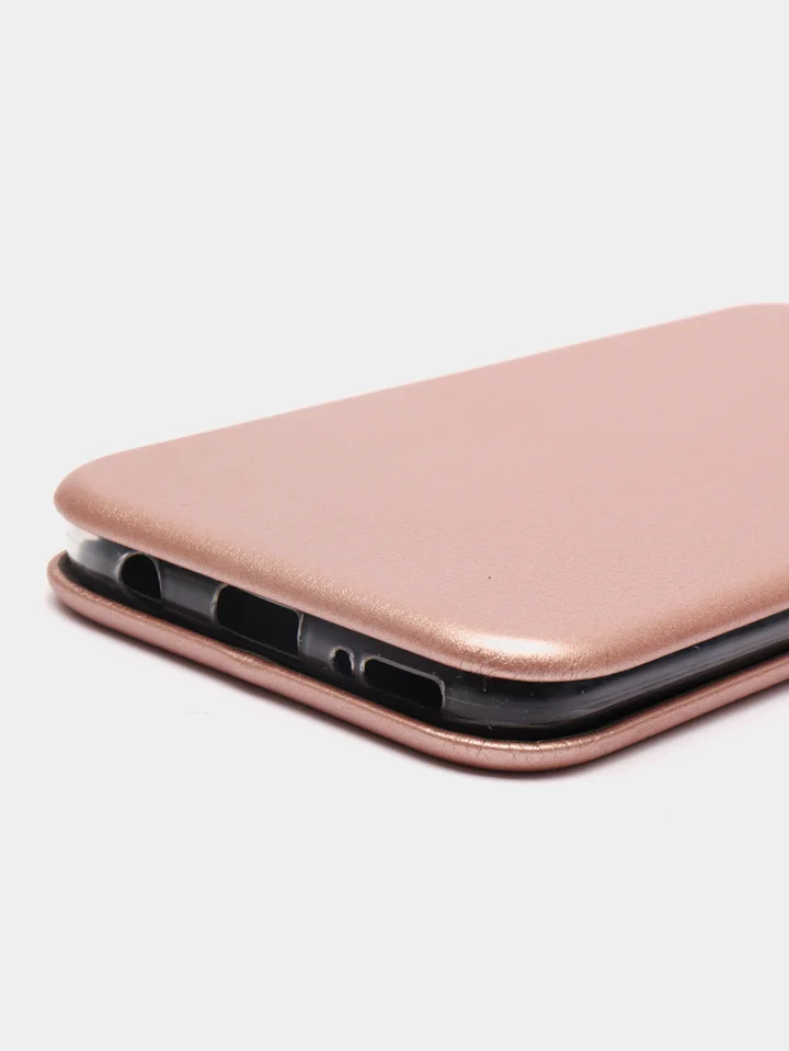Розовый чехол-книжка Samsung Galaxy A40 (Самсунг Галакси А40)