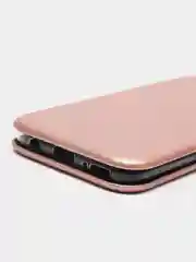 Розовый чехол-книжка Samsung Galaxy A40 (Самсунг Галакси А40)