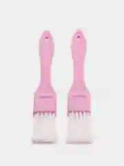 Розовый набор кисточек для масла, 2 штуки