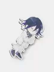 Значок деревянный по аниме "Danganronpa", Кокичи Ома