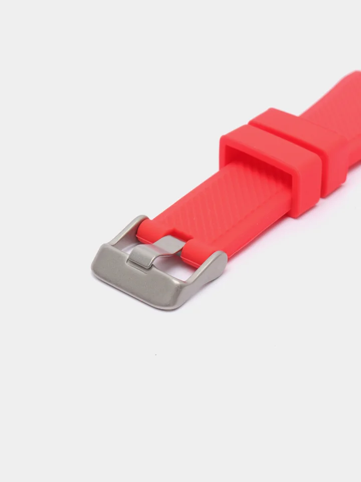 Красный силиконовый ремешок для Samsung 20 мм / 22 mm