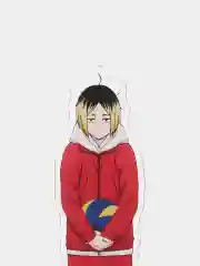 Фигурка акриловая 2D по аниме "Волейбол!!", Кенма Козуме