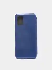 Синий чехол книжка Samsung Galaxy A03S с функцией подставки