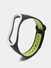 Лайм силиконовый ремешок Xiaomi 3/4 спортивный двухцветный