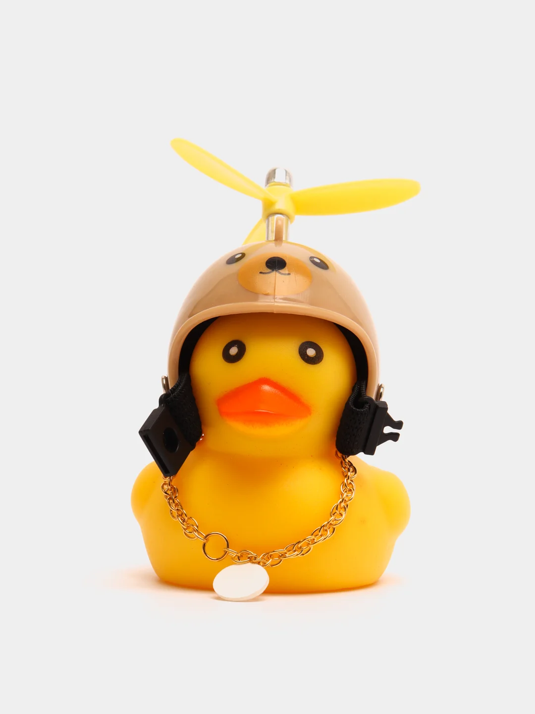 Индиго игрушка "Утка в шлеме", с пропеллером, в очках, в машину