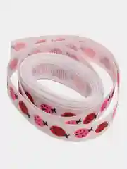 Репсовая лента "Божьи коровки", 1 см