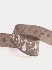Серый репсовая лента "Кошки", 25 мм