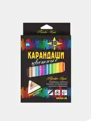 Карандаши цветные "Профи-Арт" 6/12/18/24 цв., деревянные. 9402
