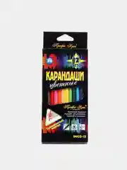 Карандаши цветные "Профи-Арт" 6/12/18/24 цв., деревянные. 9402