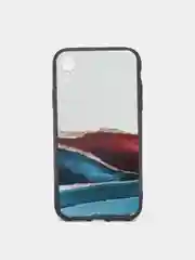 Белый яркий чехол цветные принты картинки iPhone 5S, SE 6 6S 7 8 Plus X XS XR 11 12 Mini Pro Max
