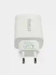 Белый зарядное устройство блок питания адаптер 3 USB, 1 Type-C, 4 входа