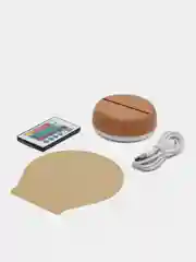 Бронзовый ночник светодиодный,разноцветный