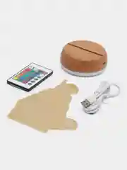 Бронзовый ночник светодиодный,разноцветный
