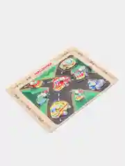 Рамка-вкладыш "Машинки", игрушка деревянная