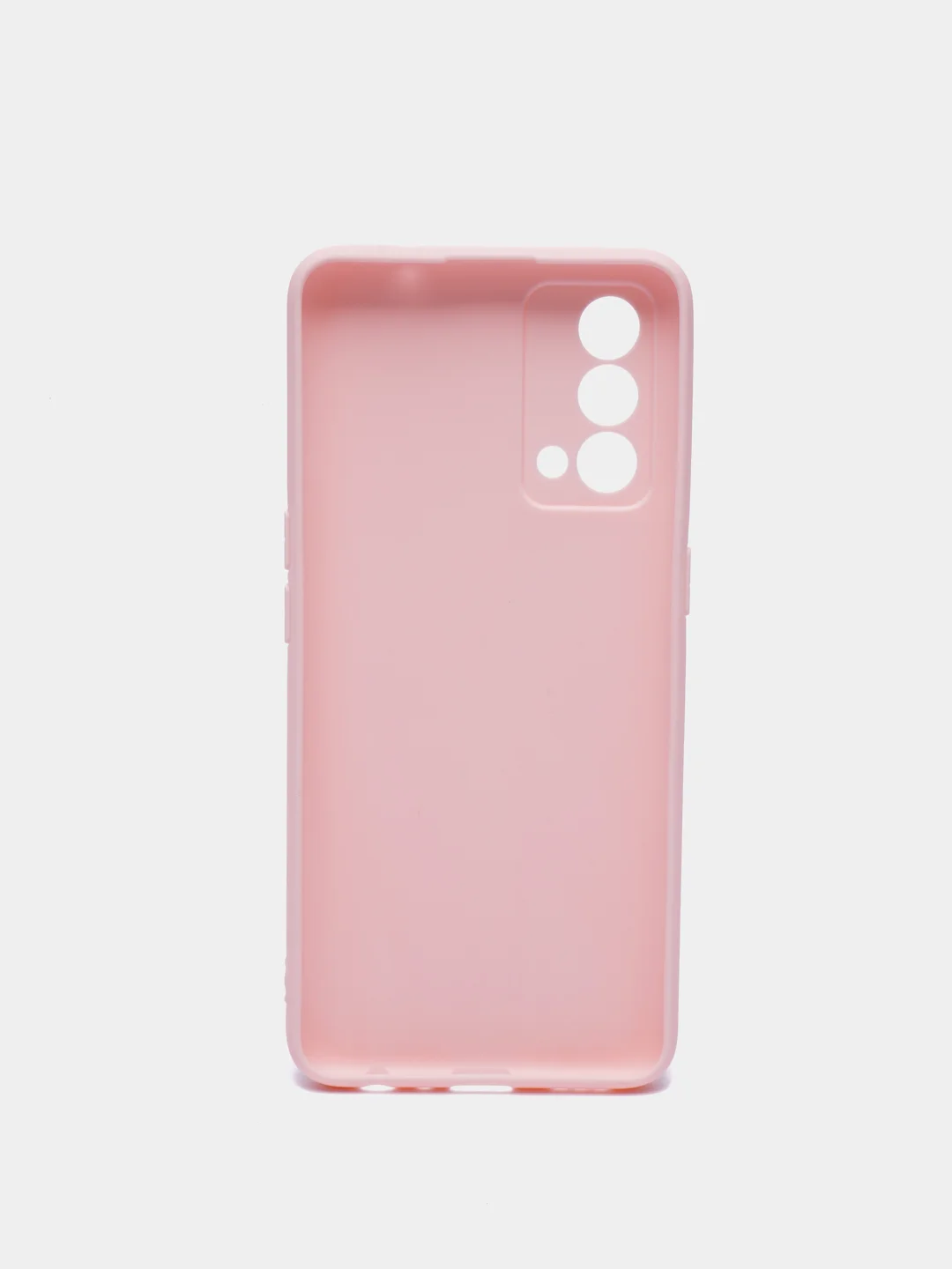 Розовый силиконовый чехол BROSCORP для Realme GT Master Edition матовый тонкий бортик вокруг камер