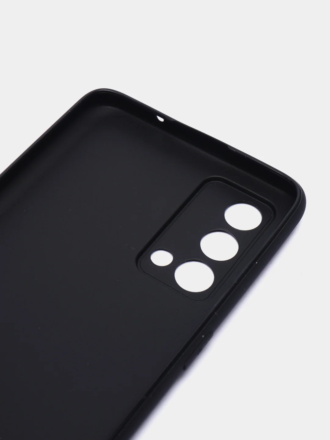 Черный силиконовый чехол BROSCORP для Realme GT Master Edition матовый тонкий бортик вокруг камер