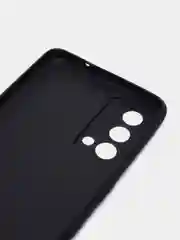 Черный силиконовый чехол BROSCORP для Realme GT Master Edition матовый тонкий бортик вокруг камер