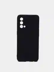 Черный силиконовый чехол BROSCORP для Realme GT Master Edition матовый тонкий бортик вокруг камер