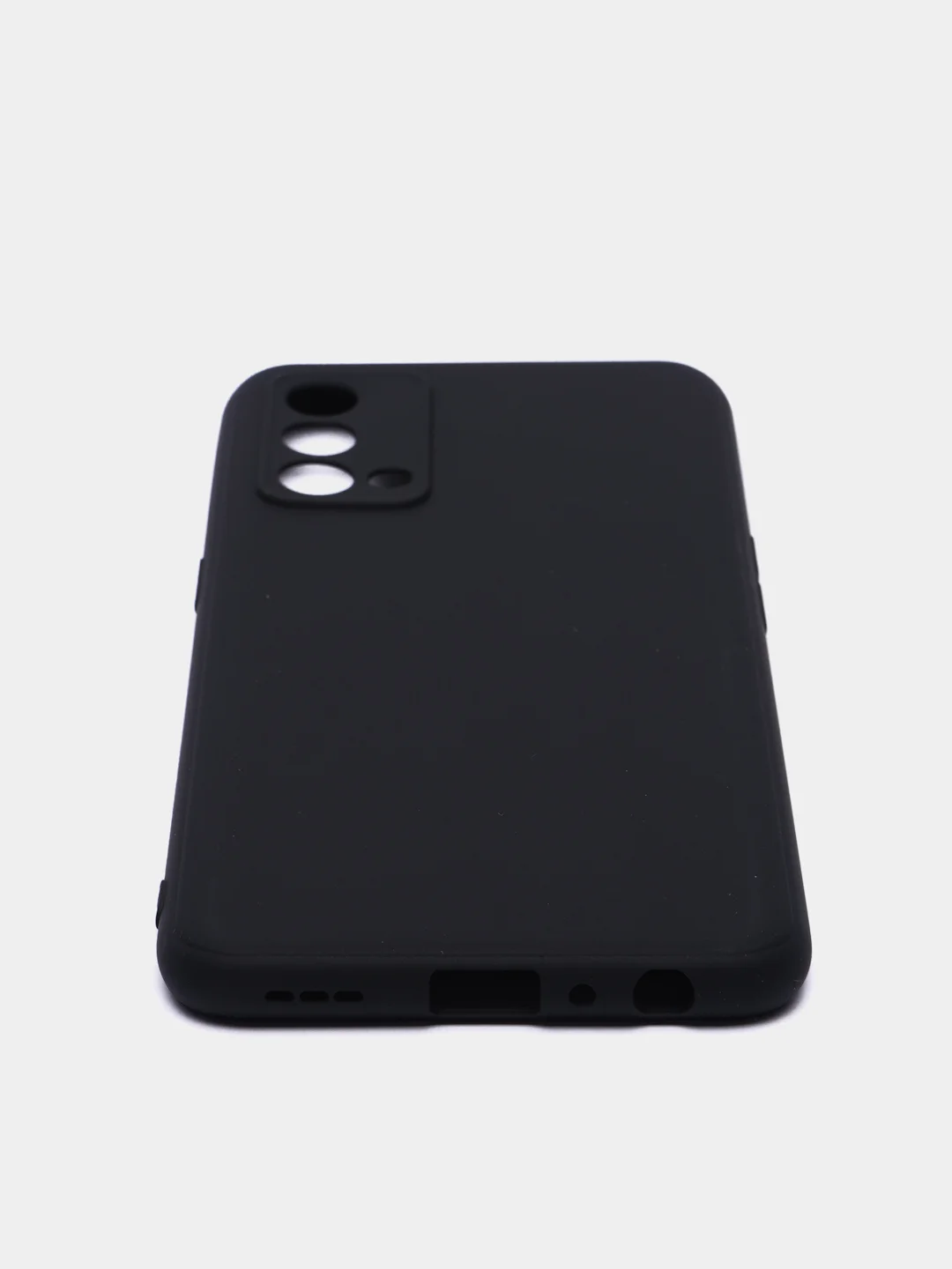 Черный силиконовый чехол BROSCORP для Realme GT Master Edition матовый тонкий бортик вокруг камер