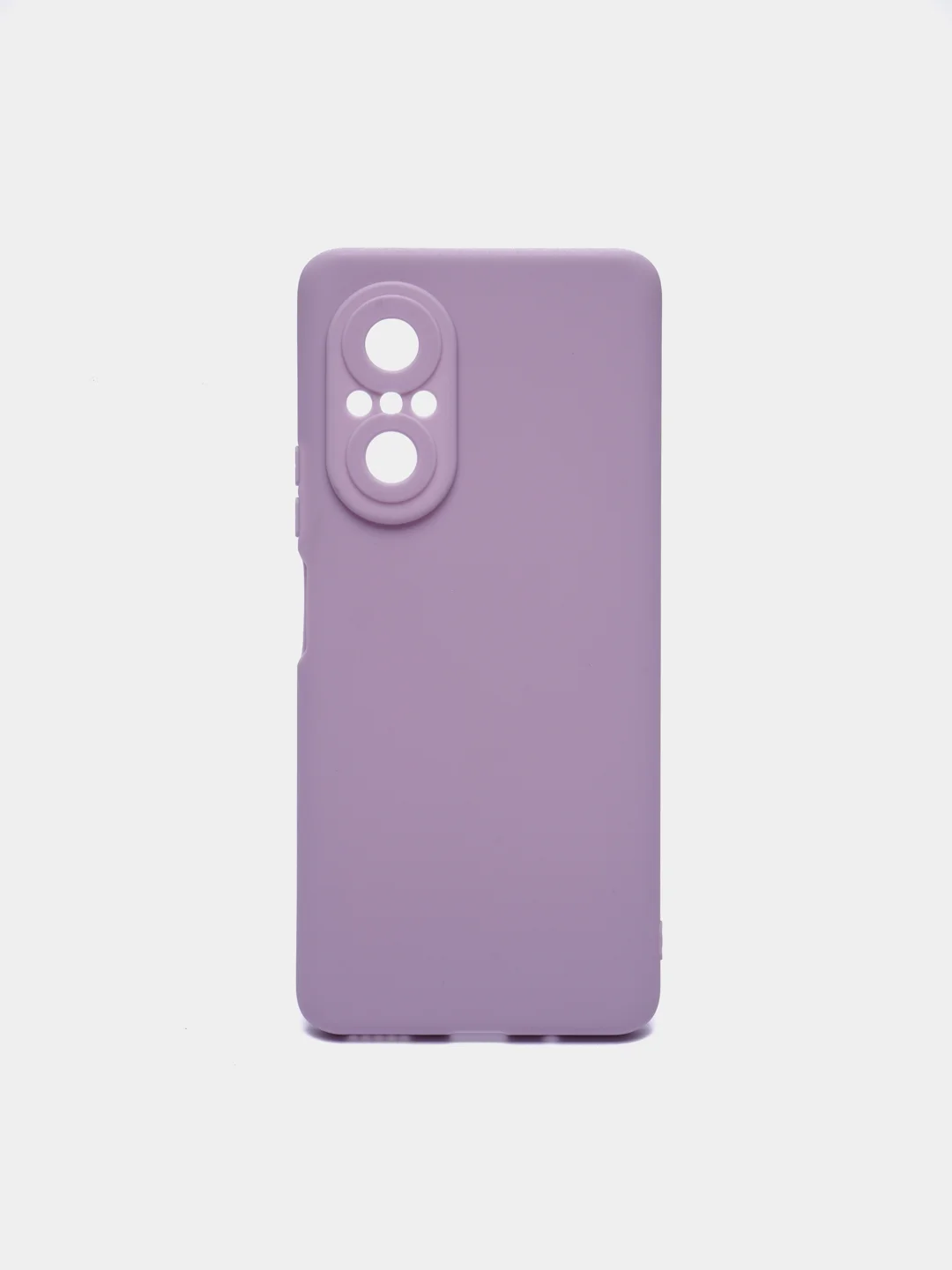 Сиреневый чехол для Huawei Nova 9 SE силиконовый BROSCORP матовый / прозрачный, бортик- защита камер