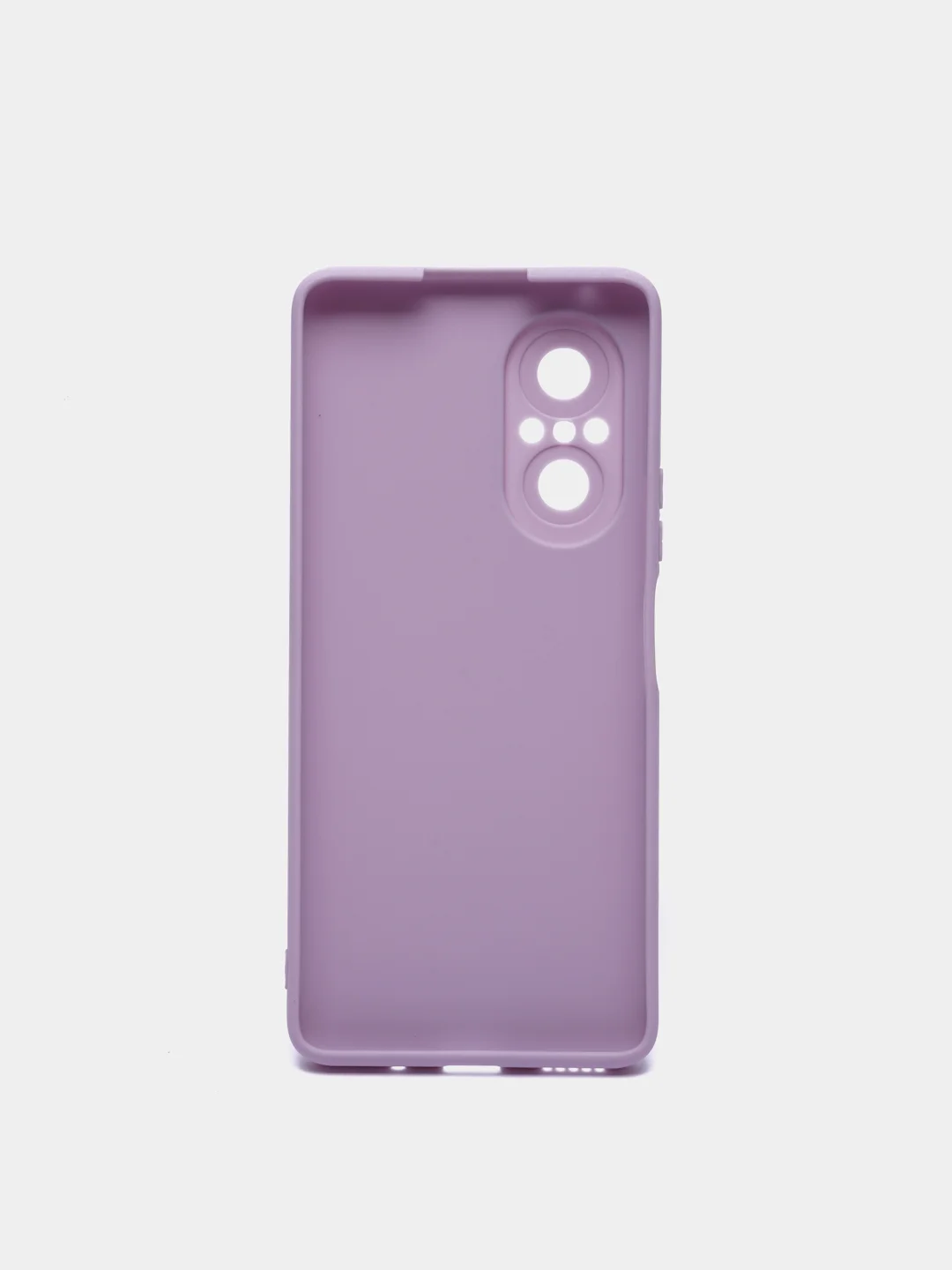 Сиреневый чехол для Huawei Nova 9 SE силиконовый BROSCORP матовый / прозрачный, бортик- защита камер