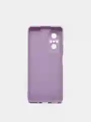 Сиреневый чехол для Huawei Nova 9 SE силиконовый BROSCORP матовый / прозрачный, бортик- защита камер